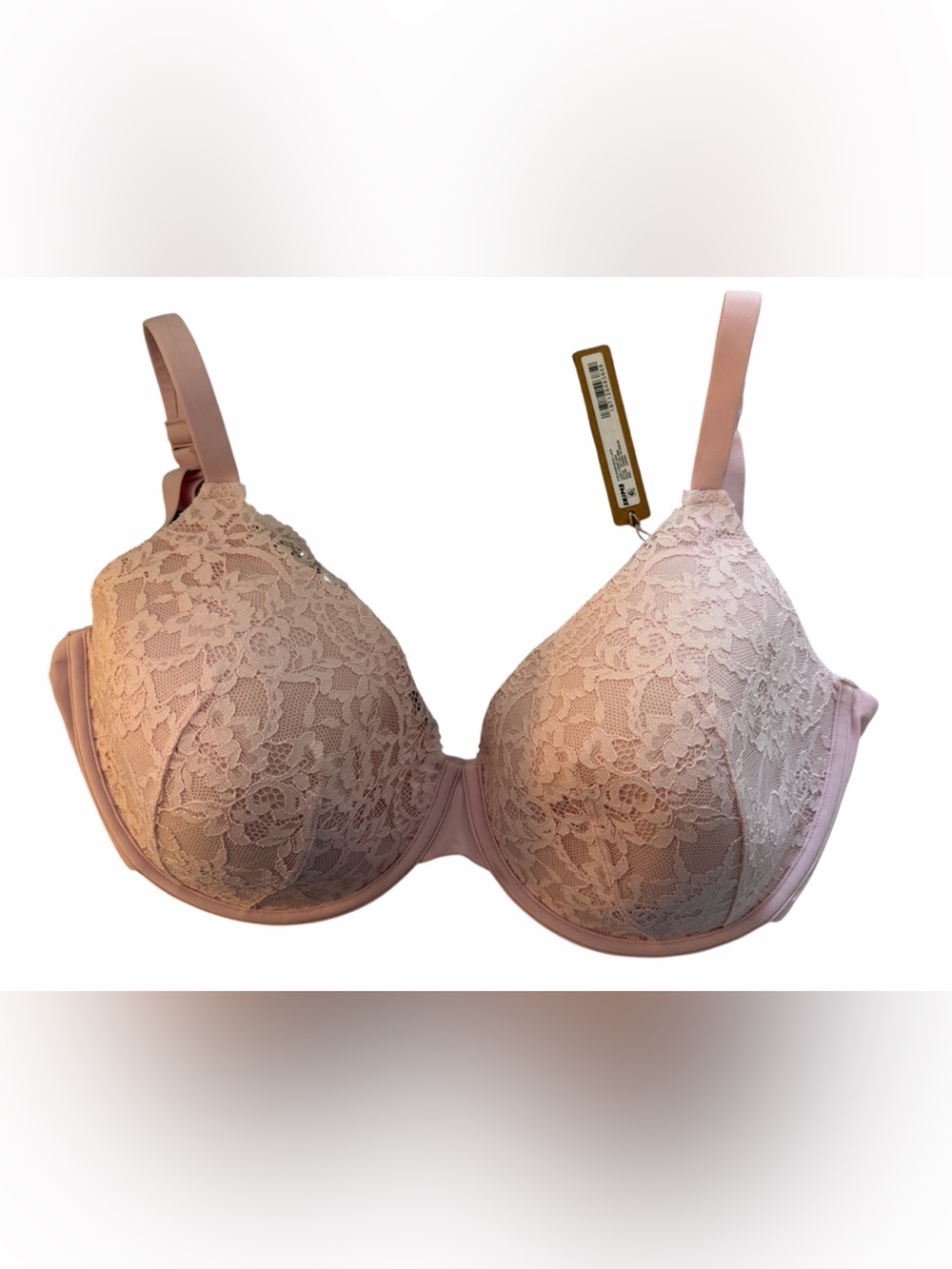 SKIMS Everyday Lace Full Coverage Contour Bra - Light Pink NWT